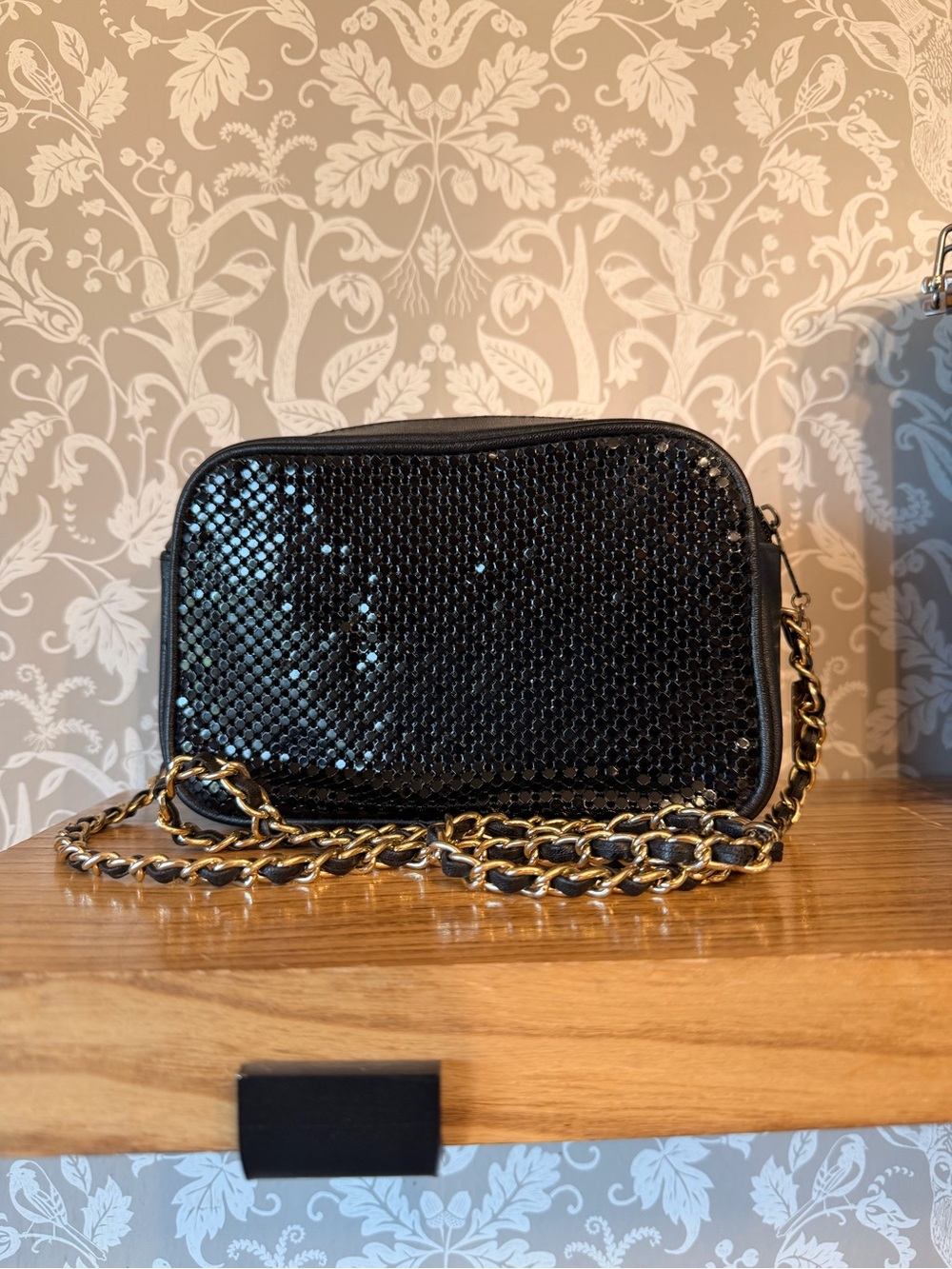 Whiting & Davis Camera Bag Crossbody